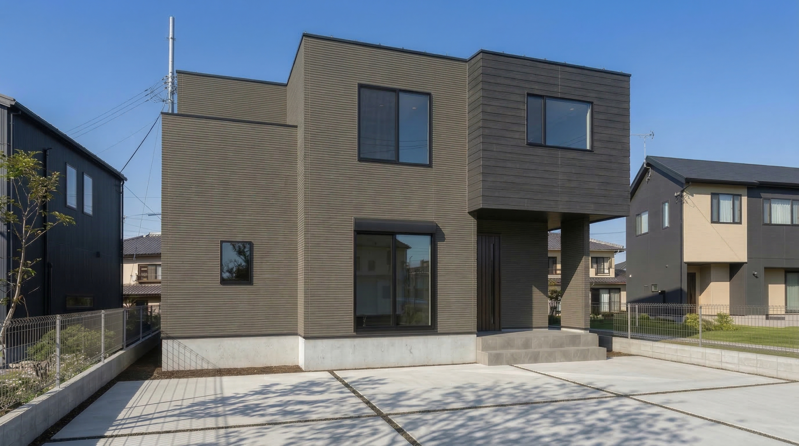 【太田市龍舞町Ⅳ期|新規建売】モダンレイヤードハウス